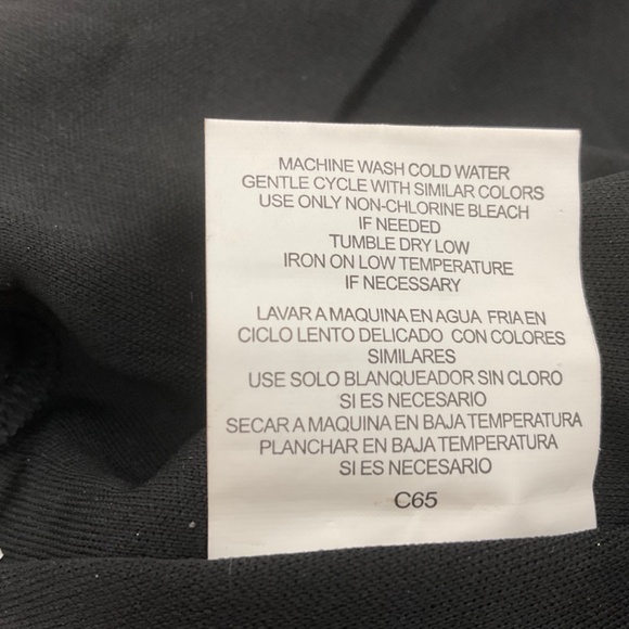 NWT Meraki Gold Black Velvet Wrap Top size M - Picture 11 of 16